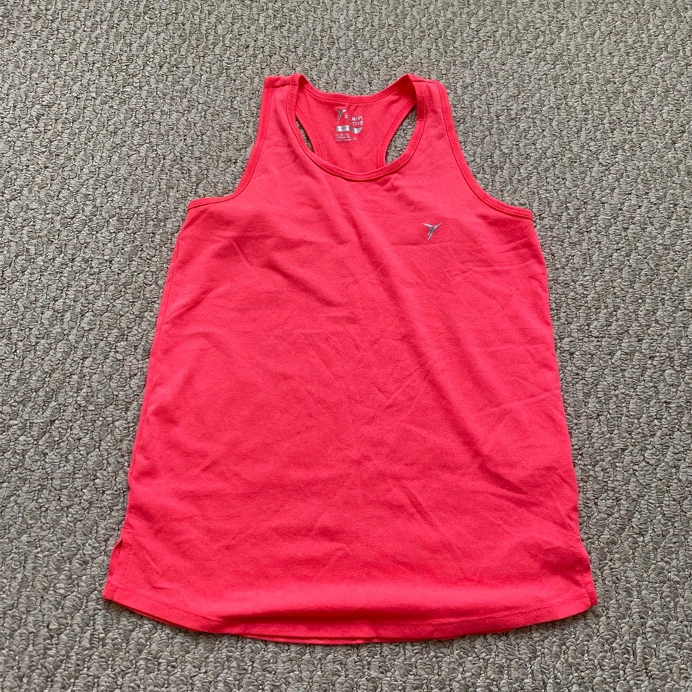 Neon exercise tank top